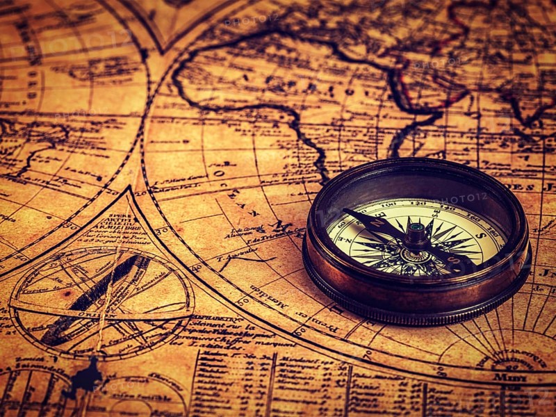 Travel geography navigation concept background