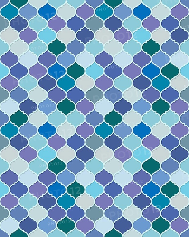 Morroccan tile mosaic pattern