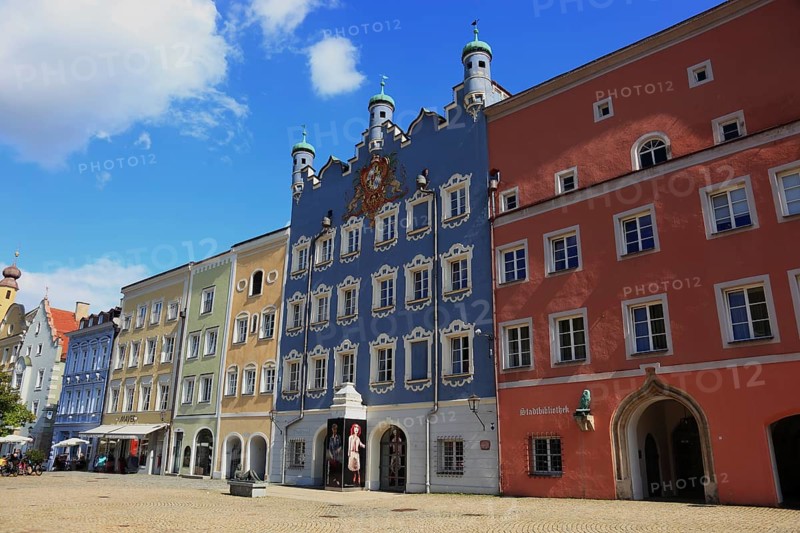 Old town with town hall