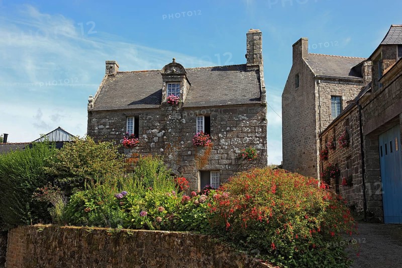 Houses in the medieval village of Locronan