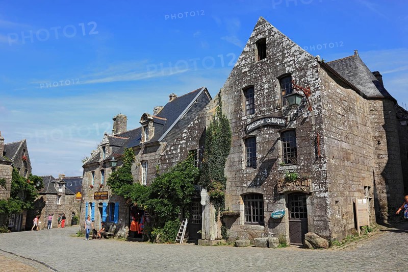 Houses in the medieval village of Locronan