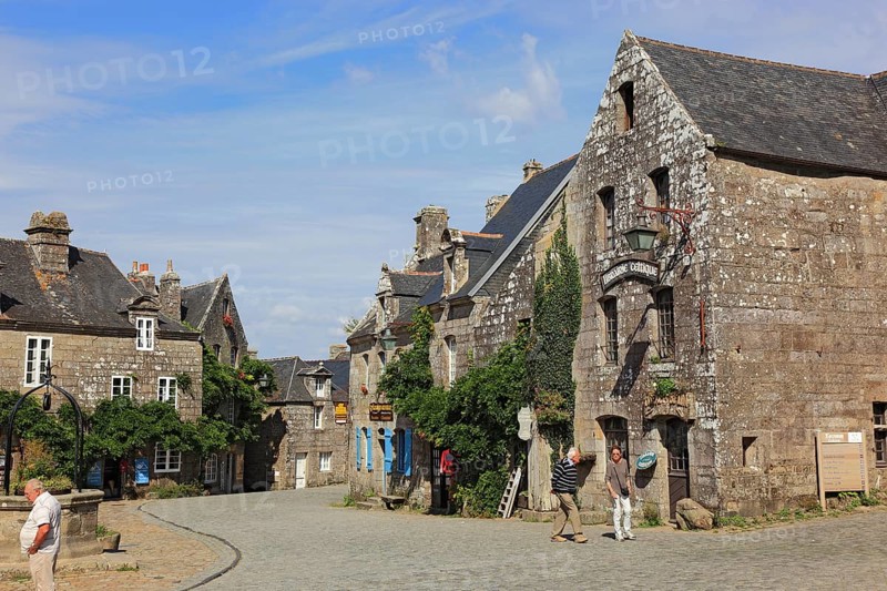 Houses in the medieval village of Locronan