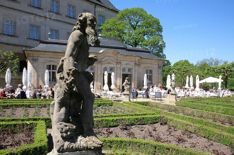 The rose garden at the new residence