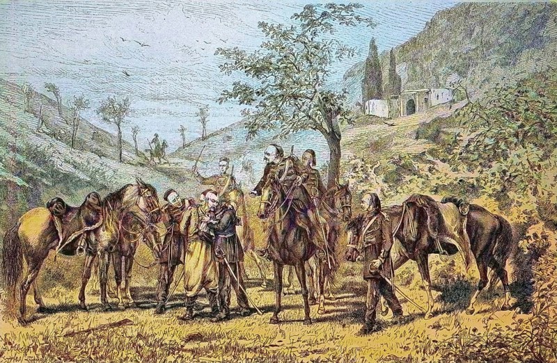 At the siege of Plewna