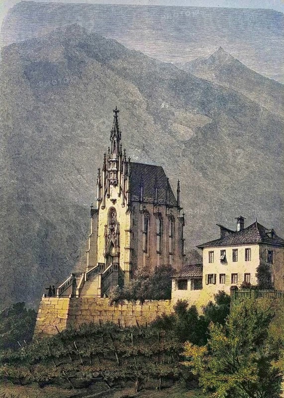 Funeral chapel of Archduke Johann at Schenna Castle near Merano