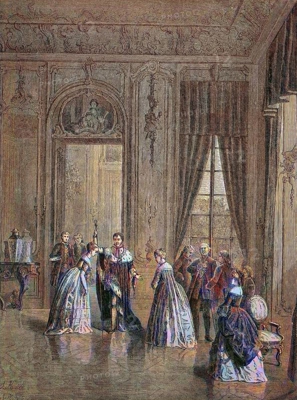 In the castle of Wilhelmsthal