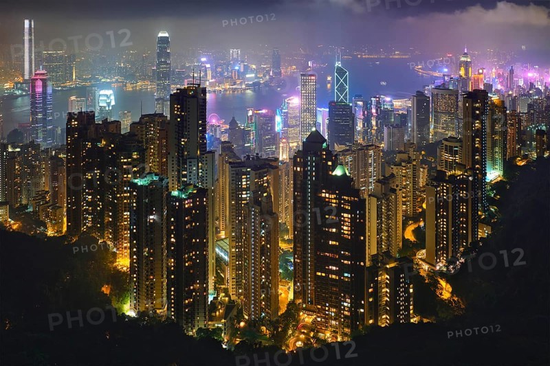 Famous view of Hong Kong
