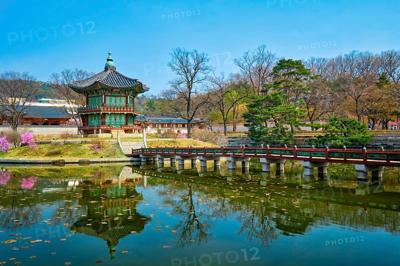 Hyangwonjeong Pavilion in Gyeongbokgung Palace