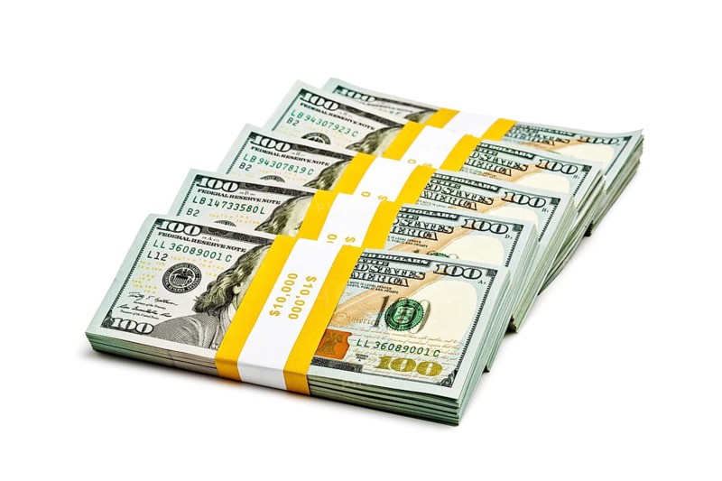 Creative business finance making money concept