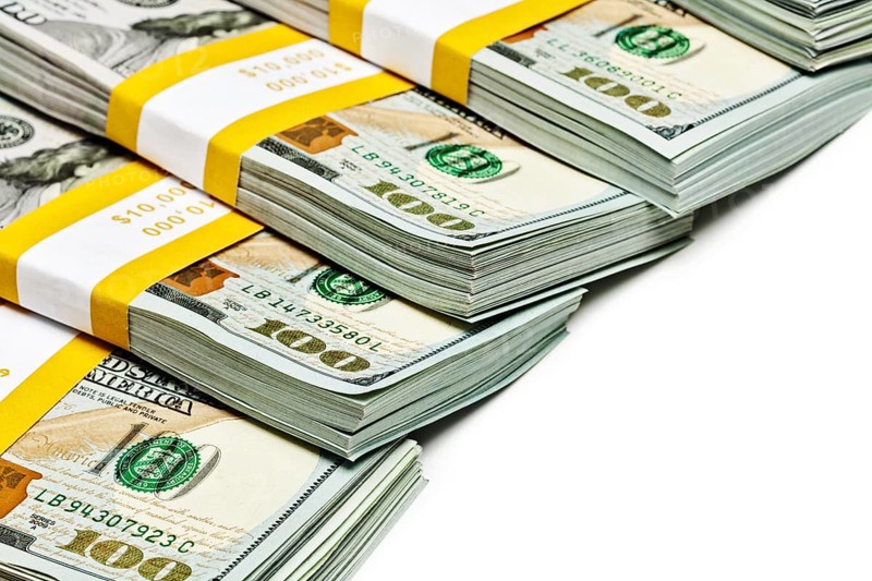 Creative business finance making money concept
