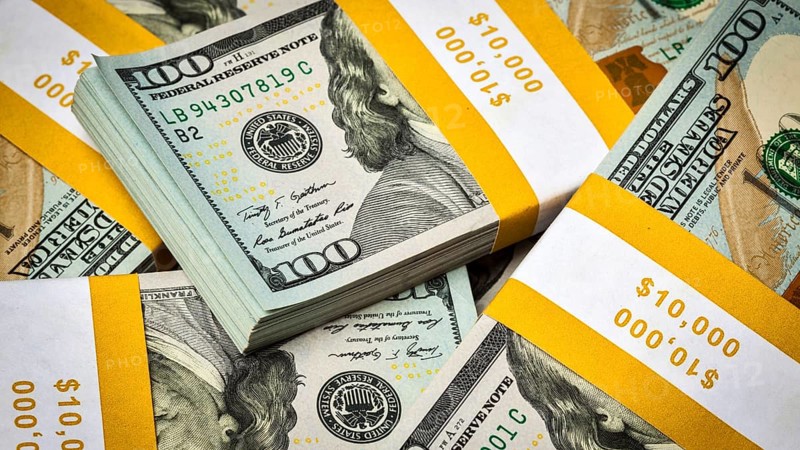Creative business finance making money concept