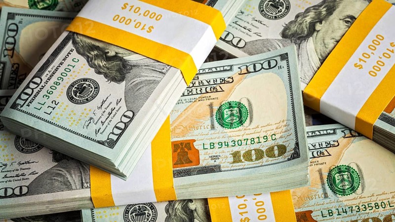 Creative business finance making money concept