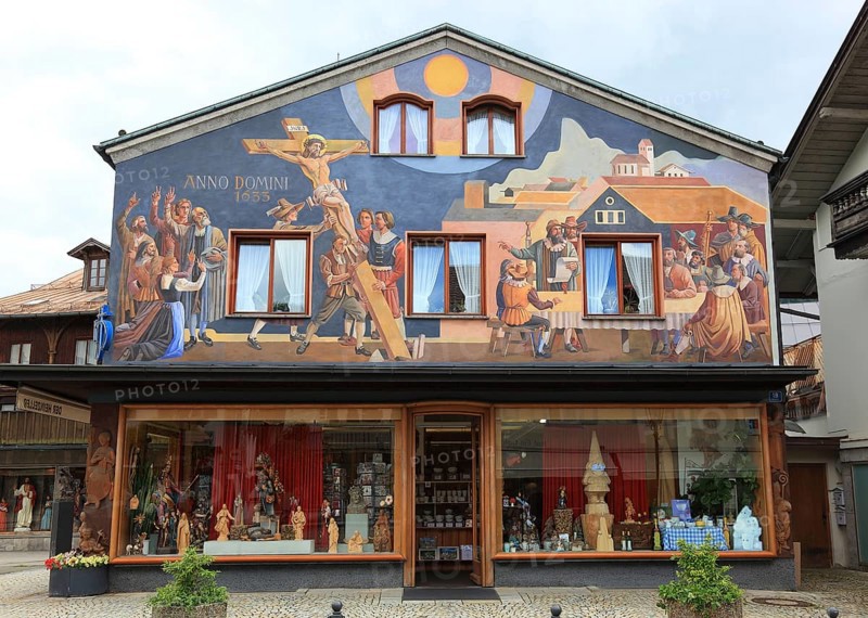 Shop of a wood carver