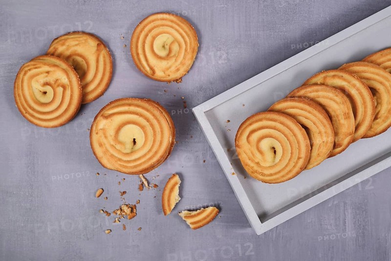 Top view of Spritz biscuits
