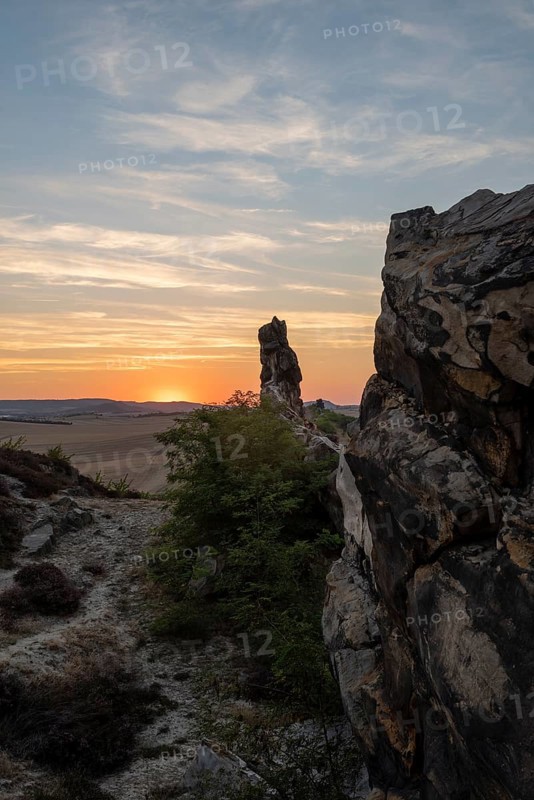 Sunset at the Teufelsmauer