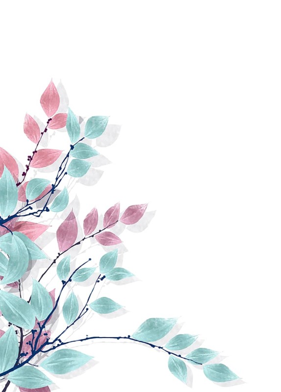Watercolor background card