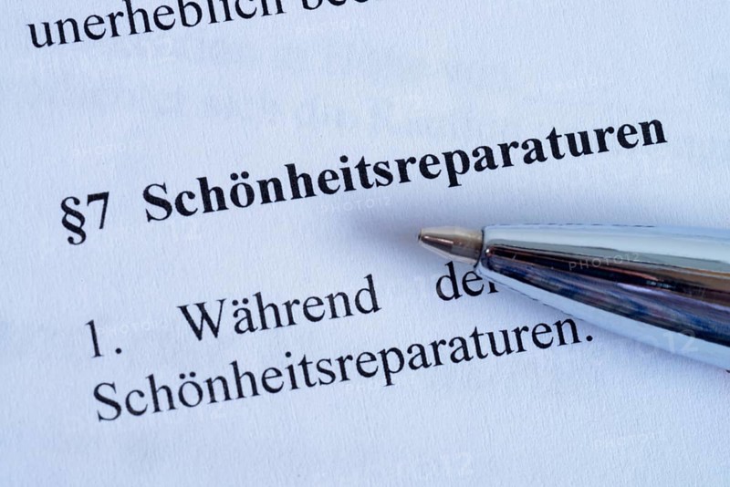 Tenancy agreement cosmetic repairs