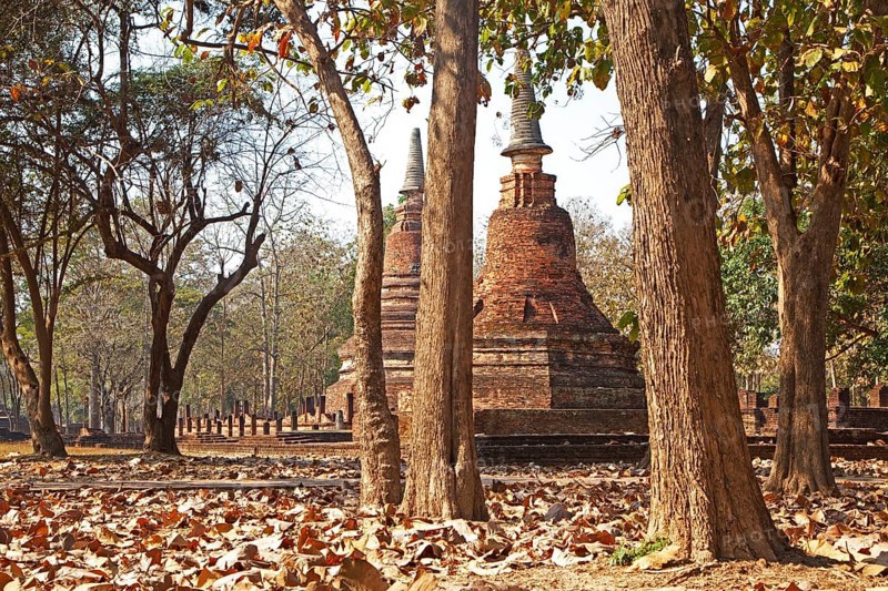 Buddhist Stupas in Kamphaeng Phet Historical Park