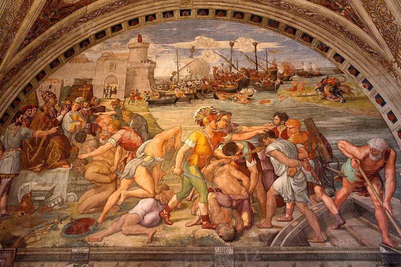 Painting Battle of Ostia