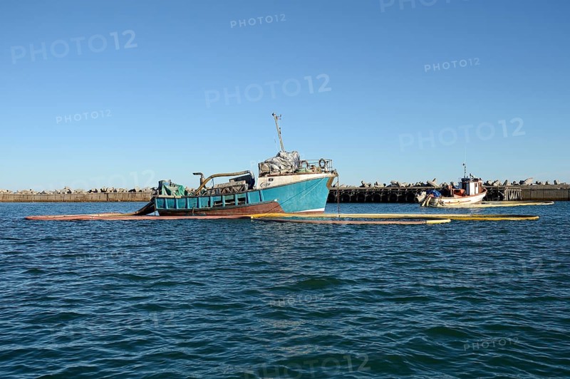 Special boat for underwater diamond mining