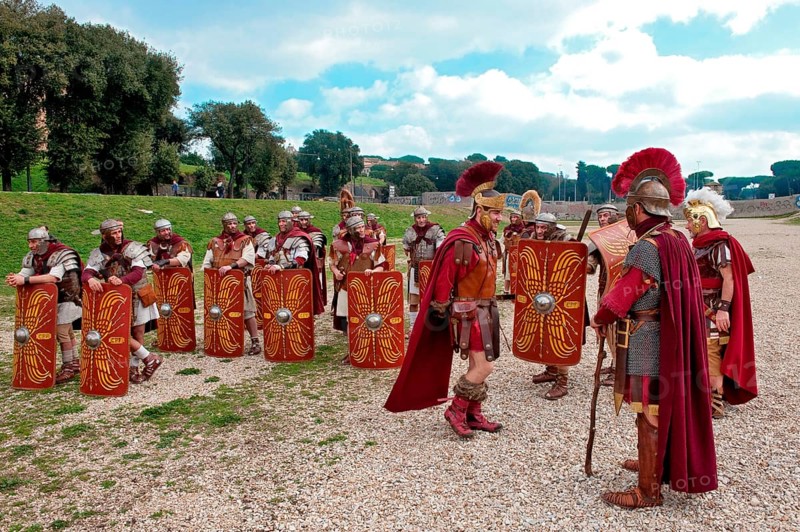 Traditional Group Roman Soldiers