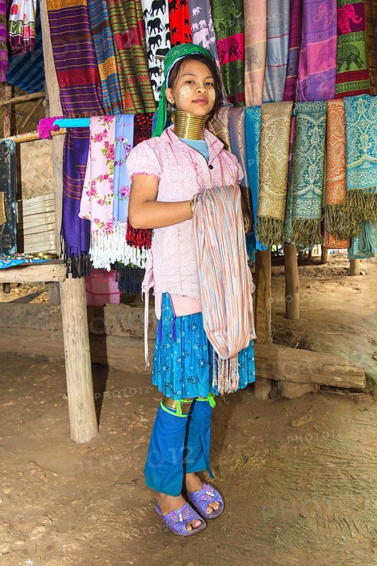 Long-necked woman