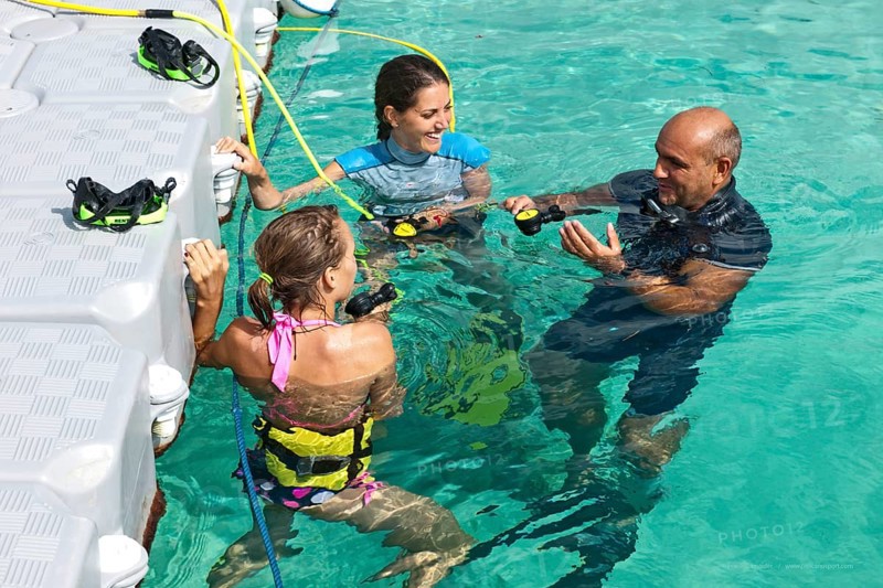 Snuba underwater sports