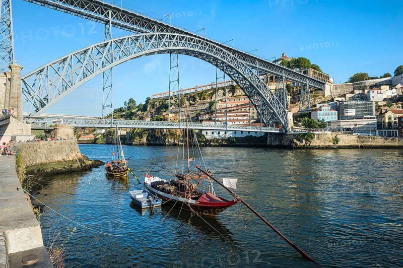 Ponte Dom Luis I Bridge over the Douro River