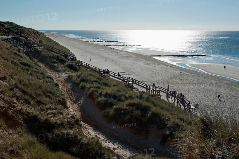 Beach at the Red Cliff near Kampen