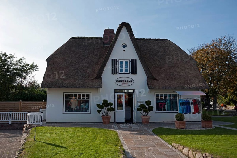 Fashion shop Different thatched Frisian house