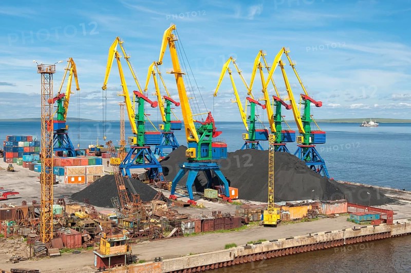 Siberian City of Anadyr Port