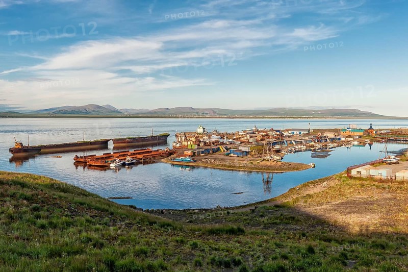 Siberian City of Anadyr Port