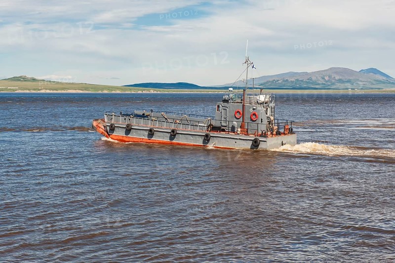 Ferry in the port of Anadyr