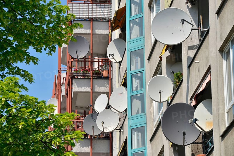 Satellite dishes