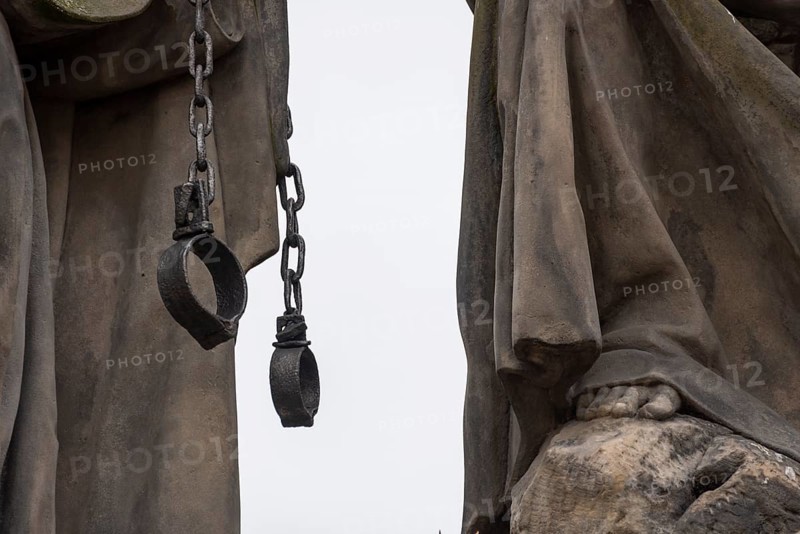 Wrought iron shackles