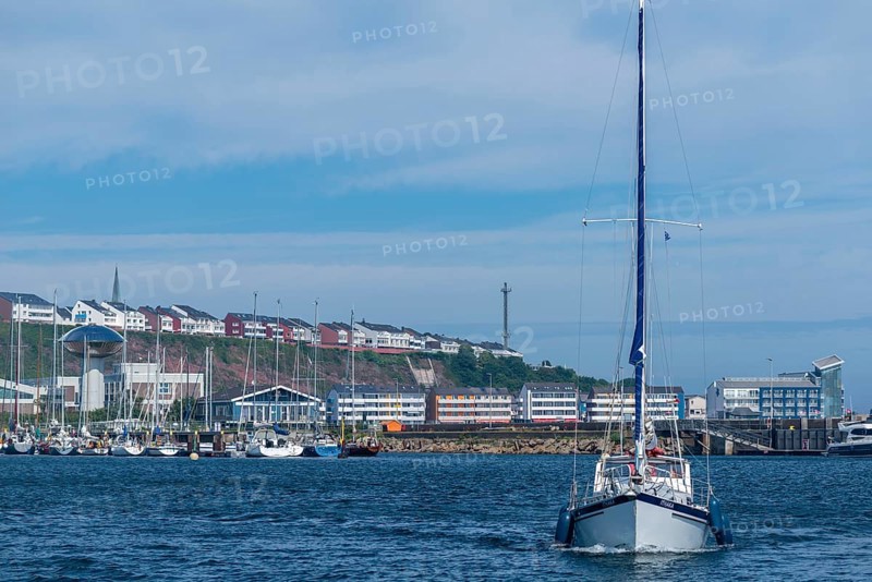 Helgoland with upper and lower land