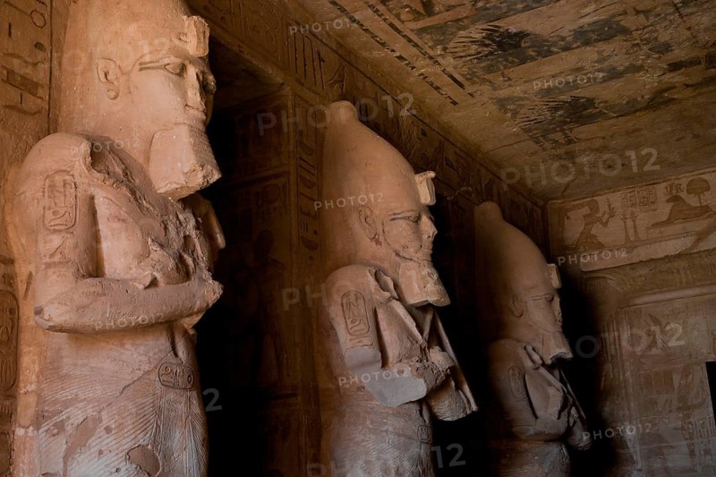 Statues of Pharaoh Ramses II Great Pillar Hall