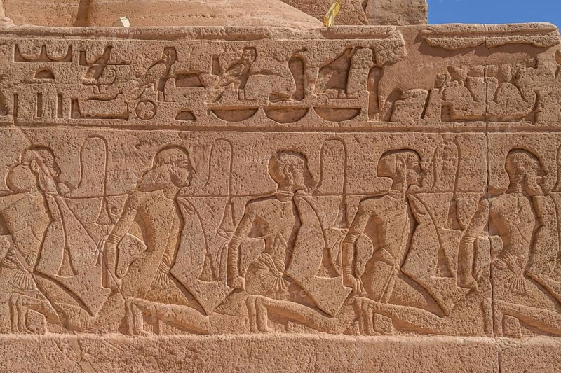 Shackled defeated Hittites