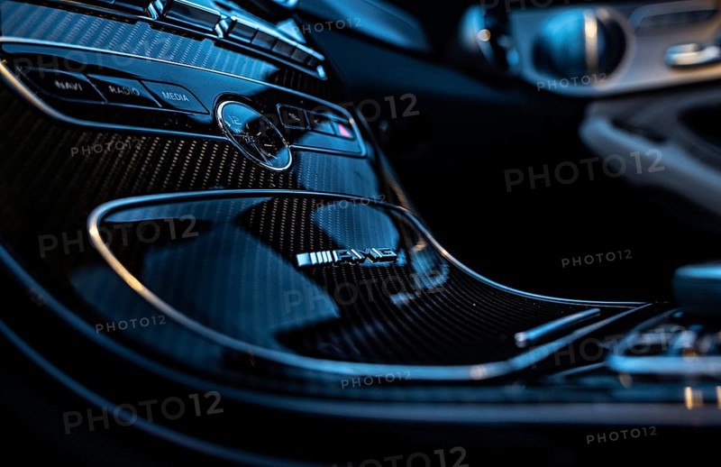 Interior design of a Mercedes AMG