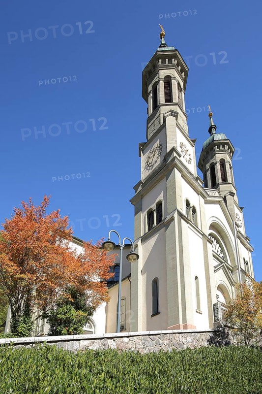 Neo-Romanesque St. John the Baptist Church in Todtnau