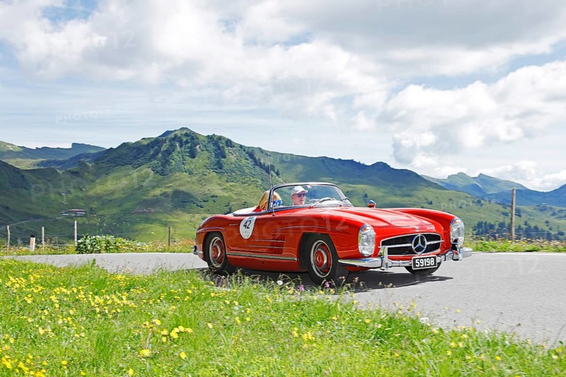 Vintage car rally Silvretta Classic 2022