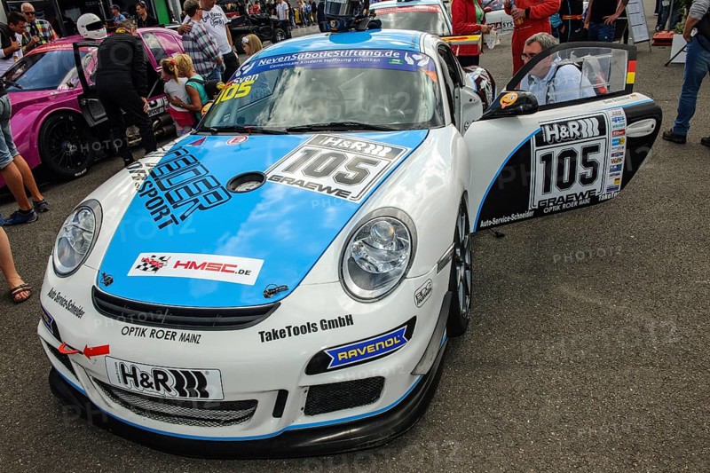 Porsche Cayman R racing car