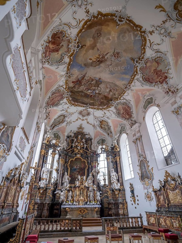 Rococo church of St. Ulrich