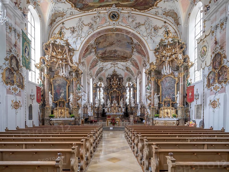 Rococo church of St. Ulrich