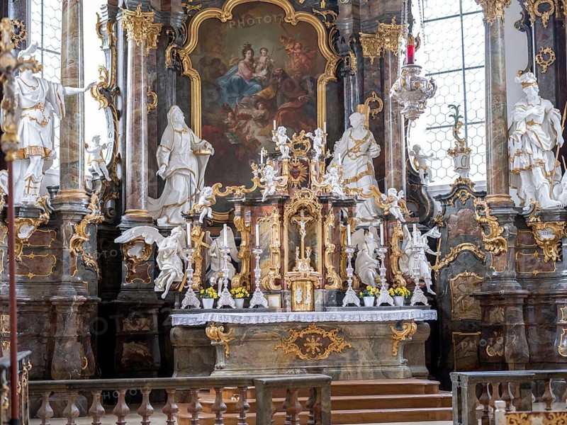 Rococo church of St. Ulrich