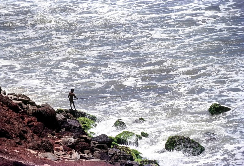 Angling Arabian sea