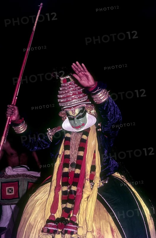 Pacha Green noble and the divine character in Kathakali
