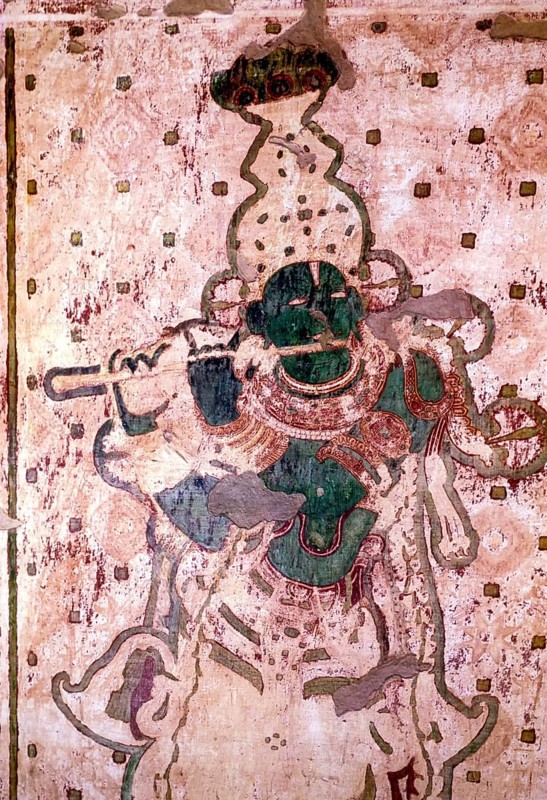 18th Century Murals fresco painting in Krishnapuram palace at Kayamkulam