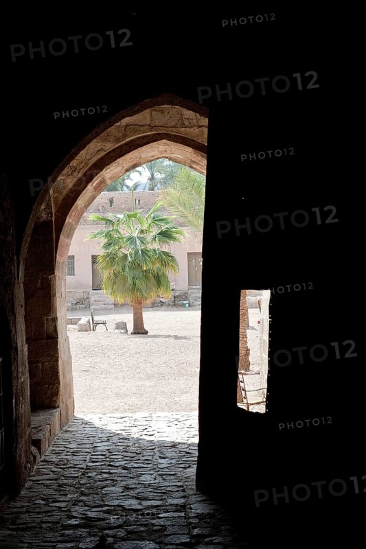View through gate of Mamluk castle
