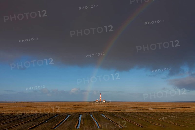 Westerheversand Lighthouse in Westerhever